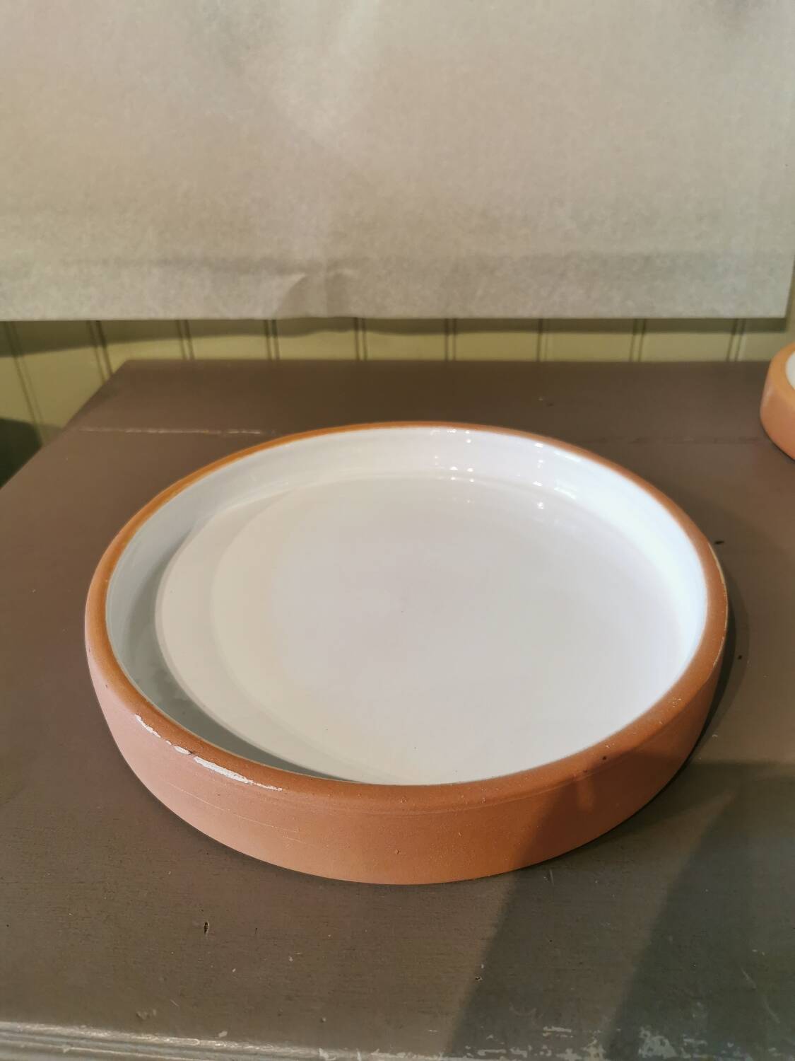 Series of 3 artisanal terracotta dishes
