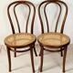 Paire de chaises cannées Thonet ZPM Radomsko