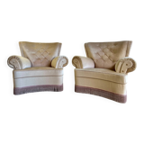 Ensemble de 2 fauteuils vintage