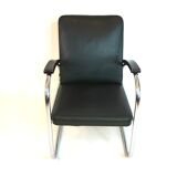 Fauteuil en acier tubulaire Mauser RS 7