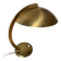 Bauhaus desk lamp in brass by Egon Hillebrand