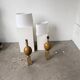 Pair of Philippe Barbier table lamps from the 70s