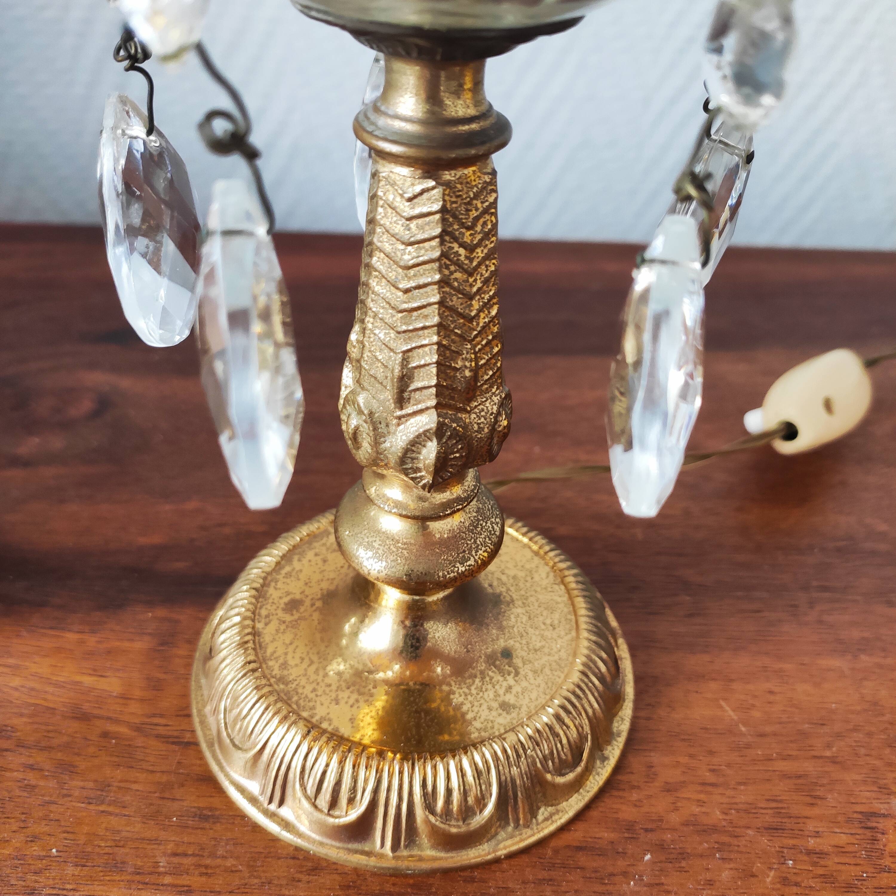 Paire de lampes classique vintage 1950