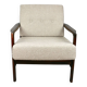 Fauteuil lounge en boucle beige par Z. Baczyk, 1970s