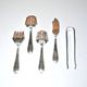 LCF vintage silverware design 1950s Le Couvert Français hors d'oeuvres service