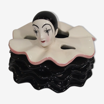 Pierrot faïence accessoire salle de bain/vintage