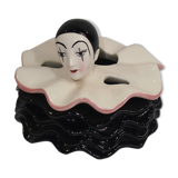 Pierrot earthenware /bathroom accessory/vintage