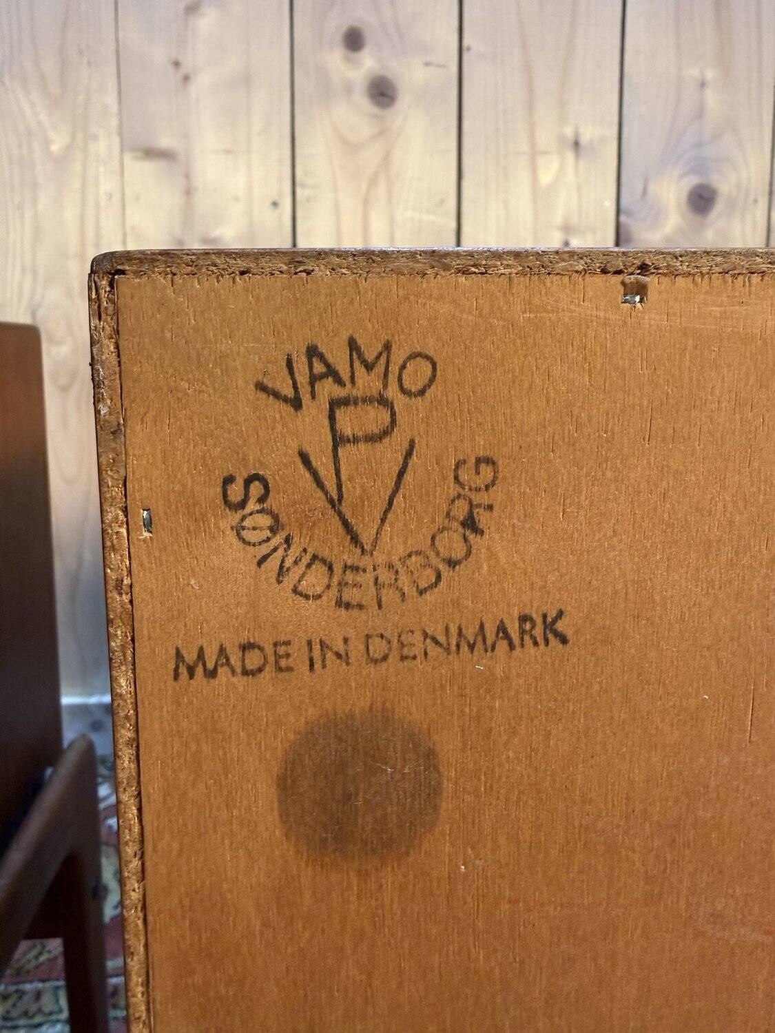 Pair of scandinavian bedside tables by vamo sonderborg