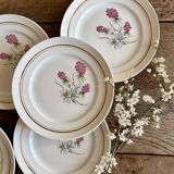 Set of 6 vintage dinner plates - Moulin des Loups