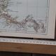 Central America, old map 1887 – Vintage geographical map.