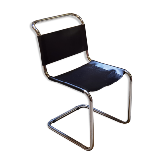Chair S33 Marcel Breuer Thonet black leather