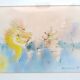 Michel constant. Watercolor on paper.