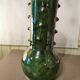 Green ceramic spiked vase Morocco