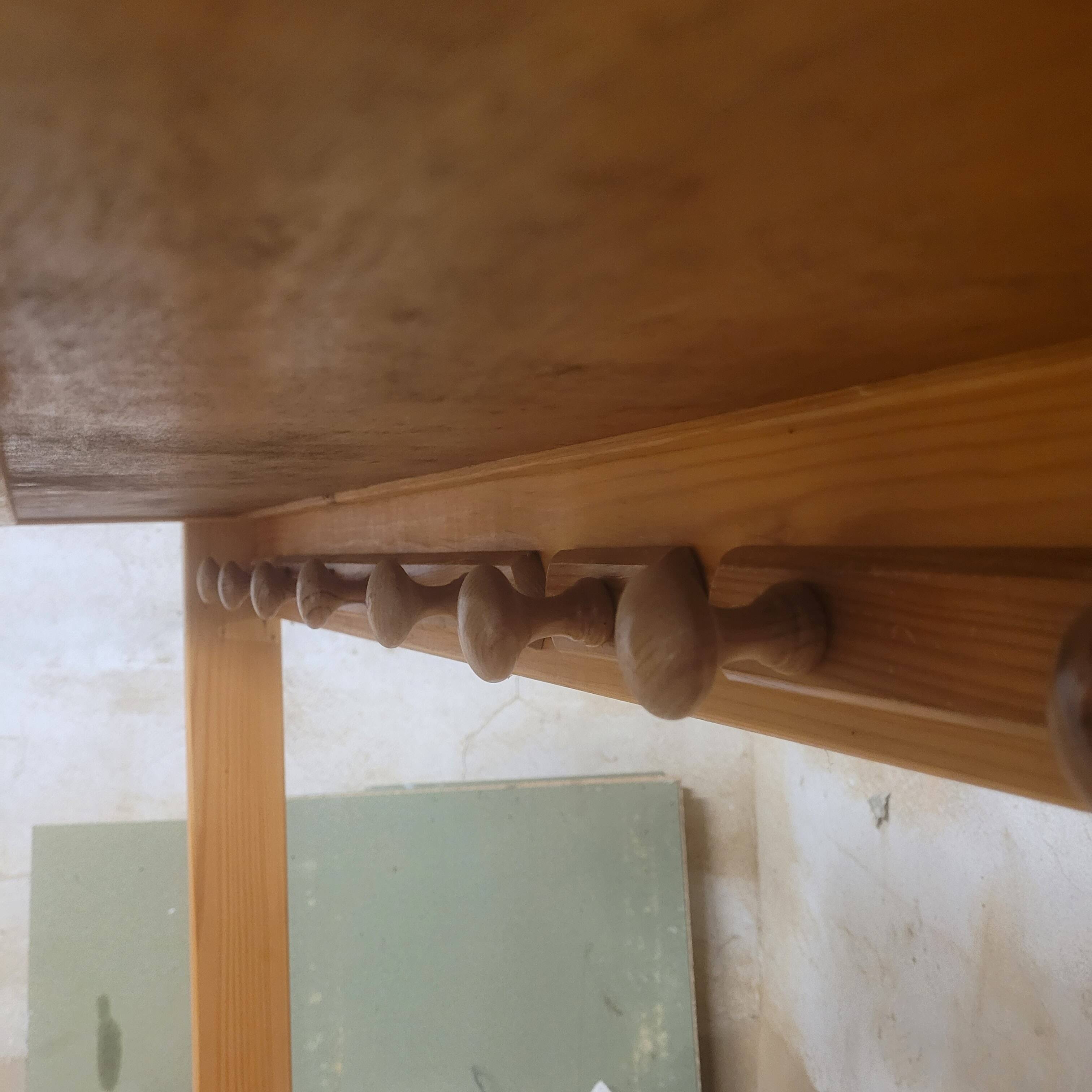 Kindergarten bench locker room