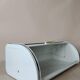 Vintage white sheet bread box