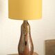 Sandstone lamp with potter's tear, 1970s