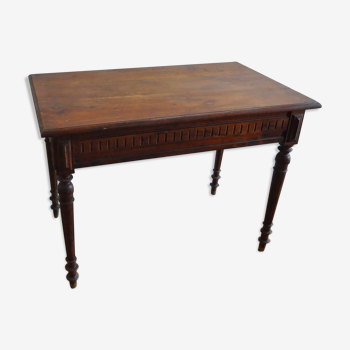 Rectangular walnut table