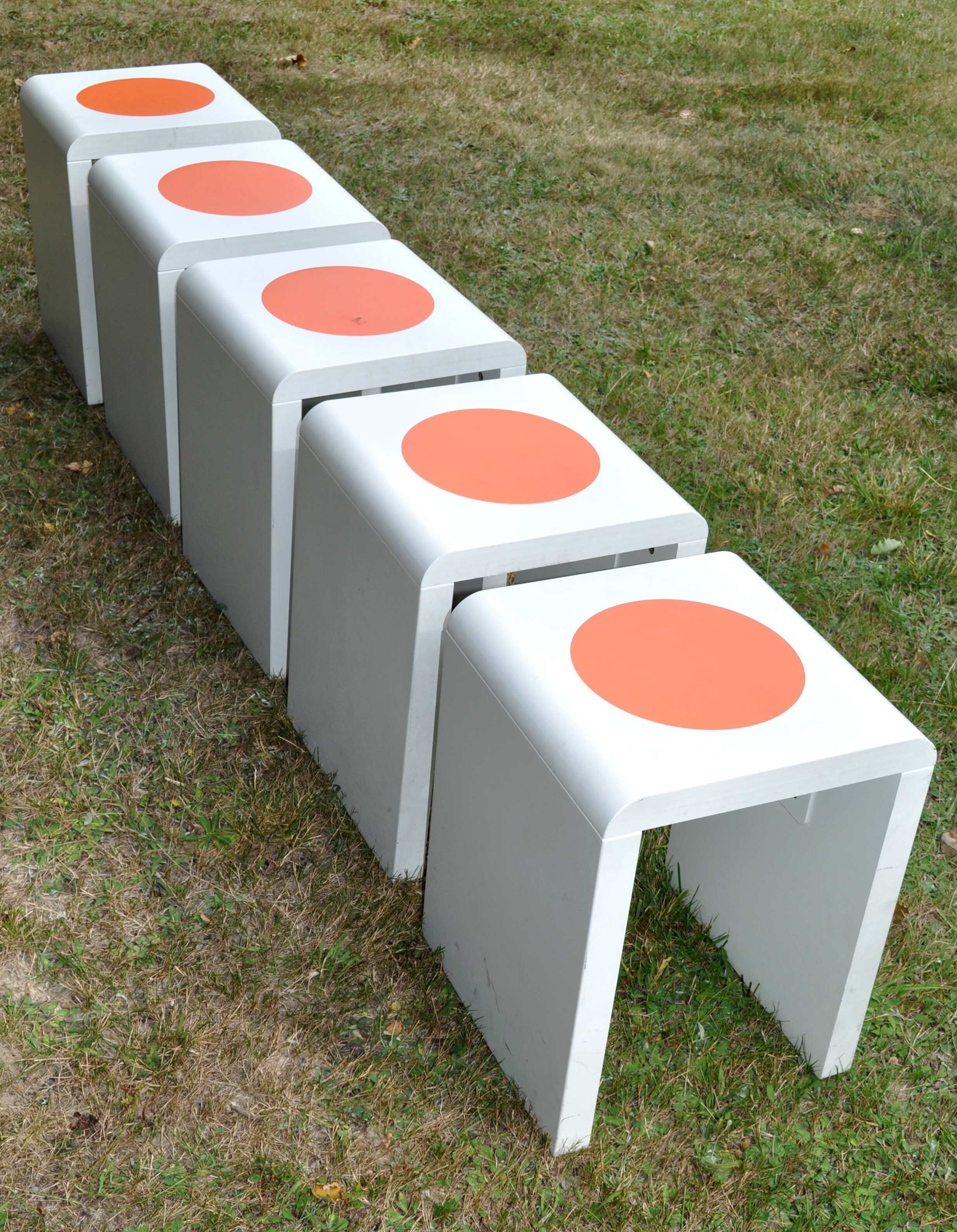 Set of 5 stools Shoemaker