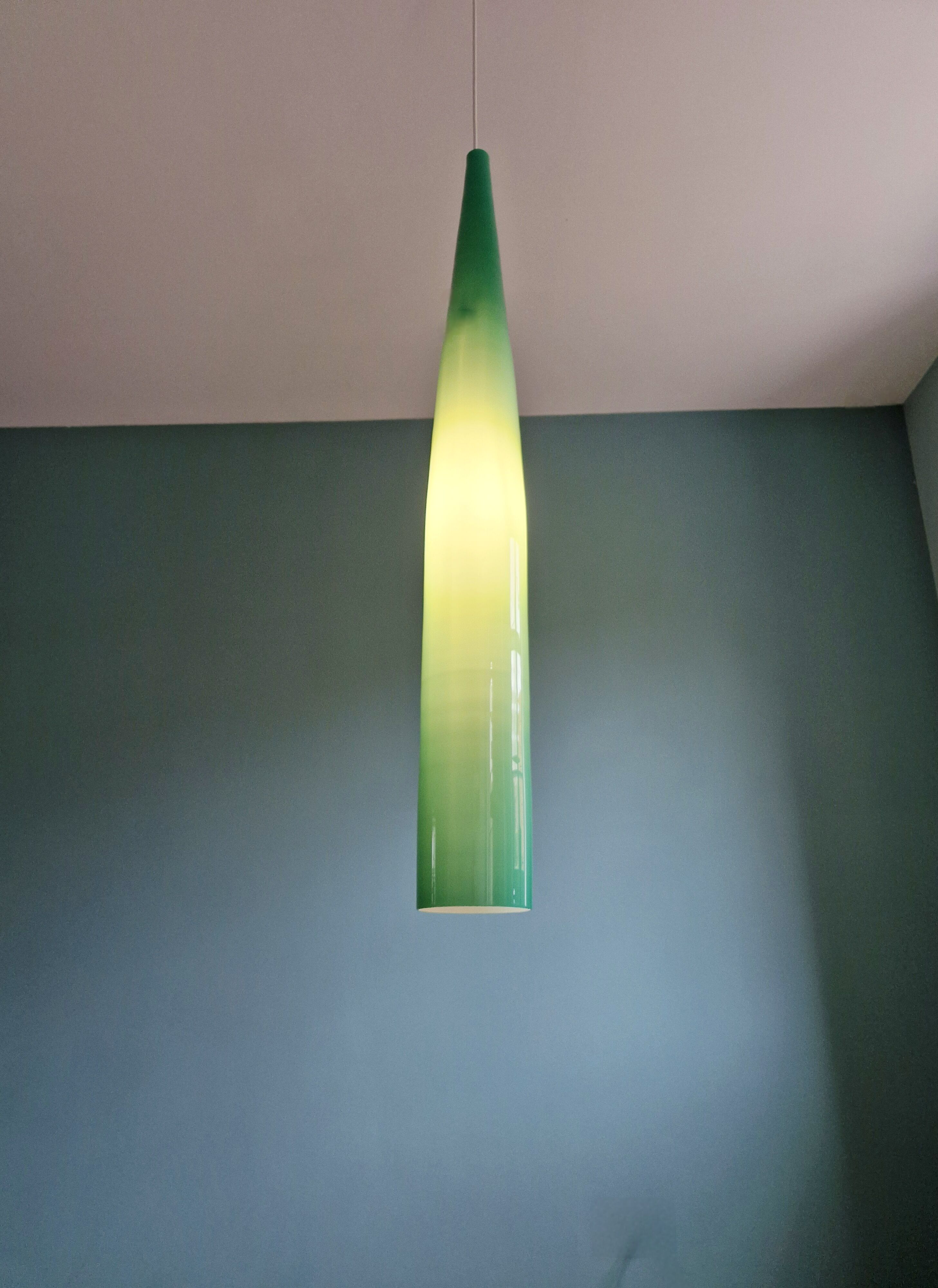 XXL Murano glass suspension trio, Alessandro Pianon, Vistosi, 1960