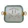 Venetian service plate, Murano 1950 twisted glass