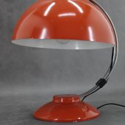 Lampe de table rouge des années 1970, Tchécoslovaquie
