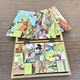 Disney Antique toy, cube puzzle - 12 pieces in their wooden case - Garnier Cornil