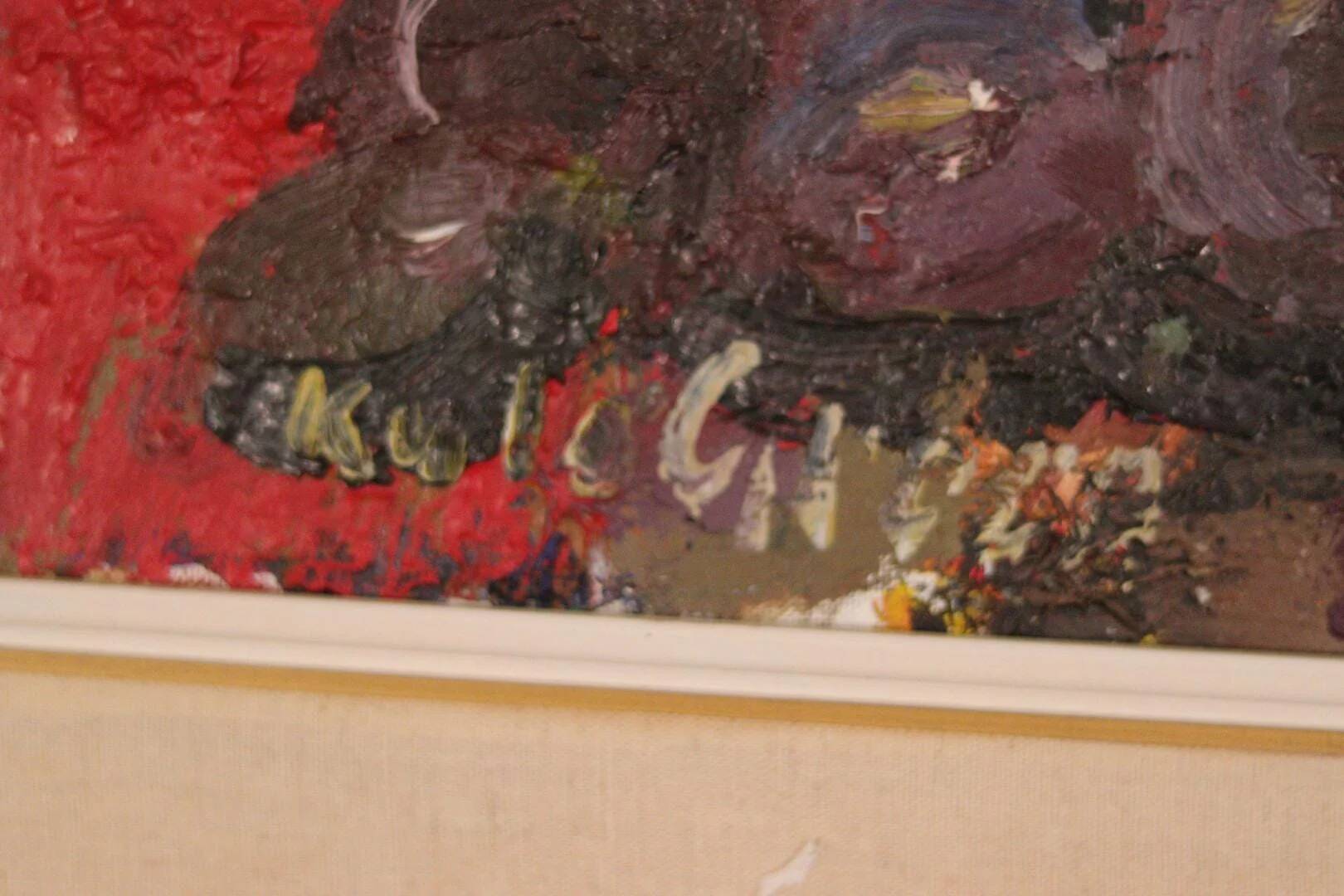 Nature morte : raisins par Kulo Green