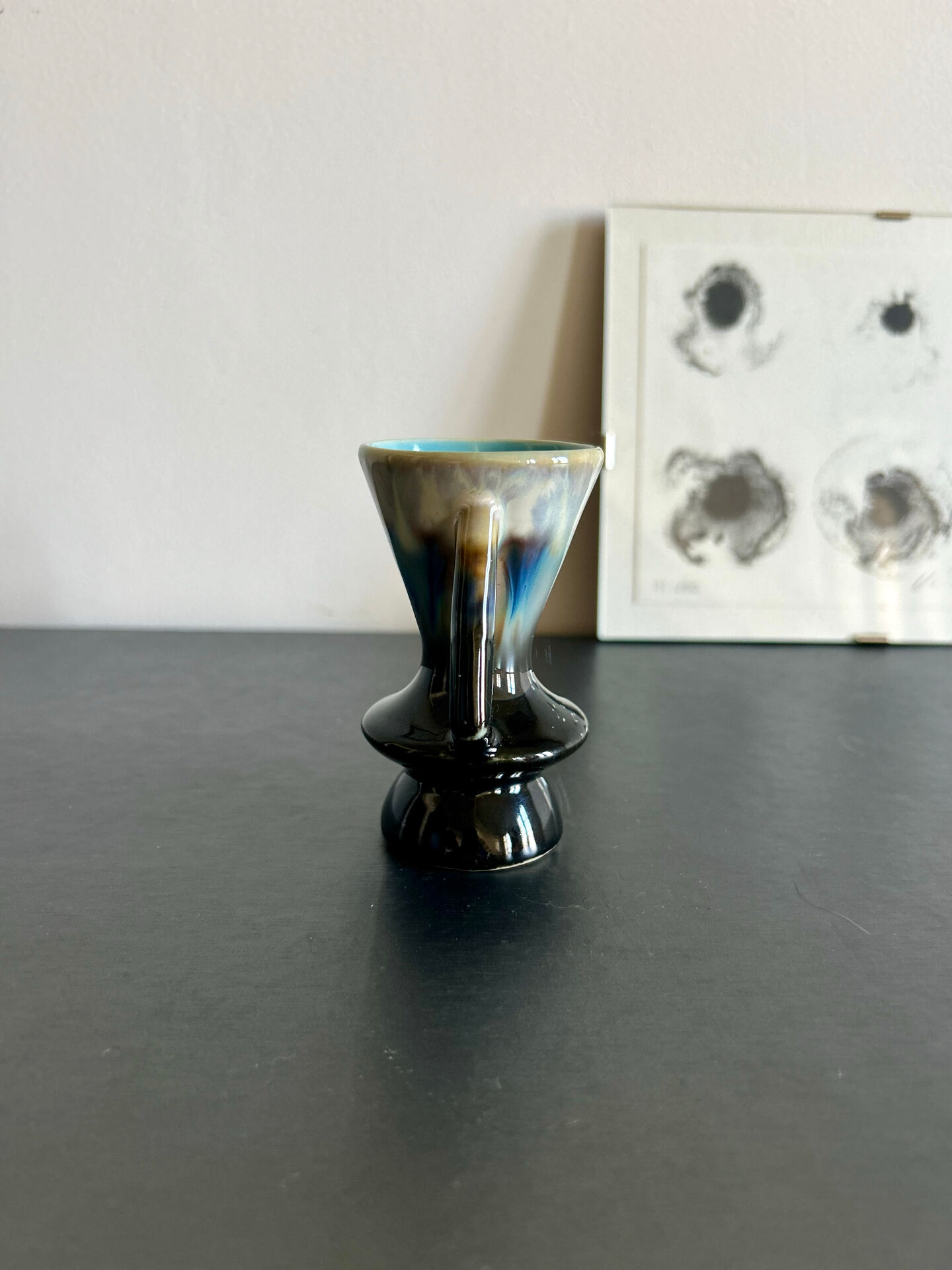 Vase soliflore en faience