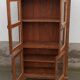 Old wooden glass cabinet
