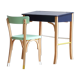 Bureau pupitre et chaise enfant Baumann revisités