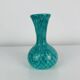 Vintage green/blue blown glass vase