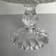 Large glass bowl on foot
