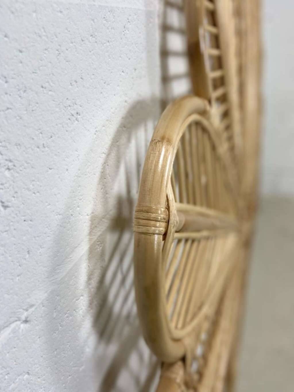 Handmade wicker headboard / headboard / bed