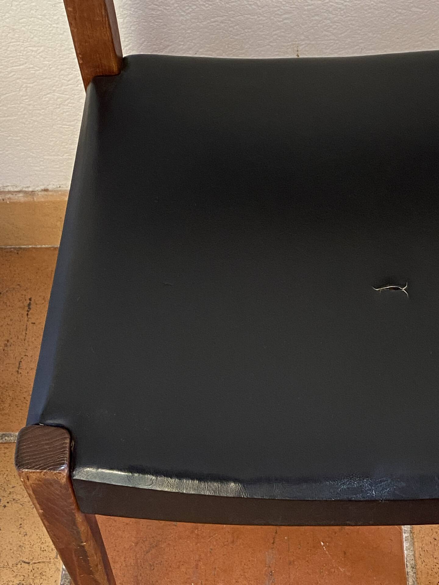 Teak chair, Kobtiki by Yngve Ekstrom for Hugo Troeds, 1960s.