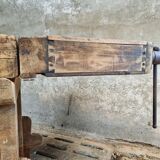 Antique workbench oak, beech side table