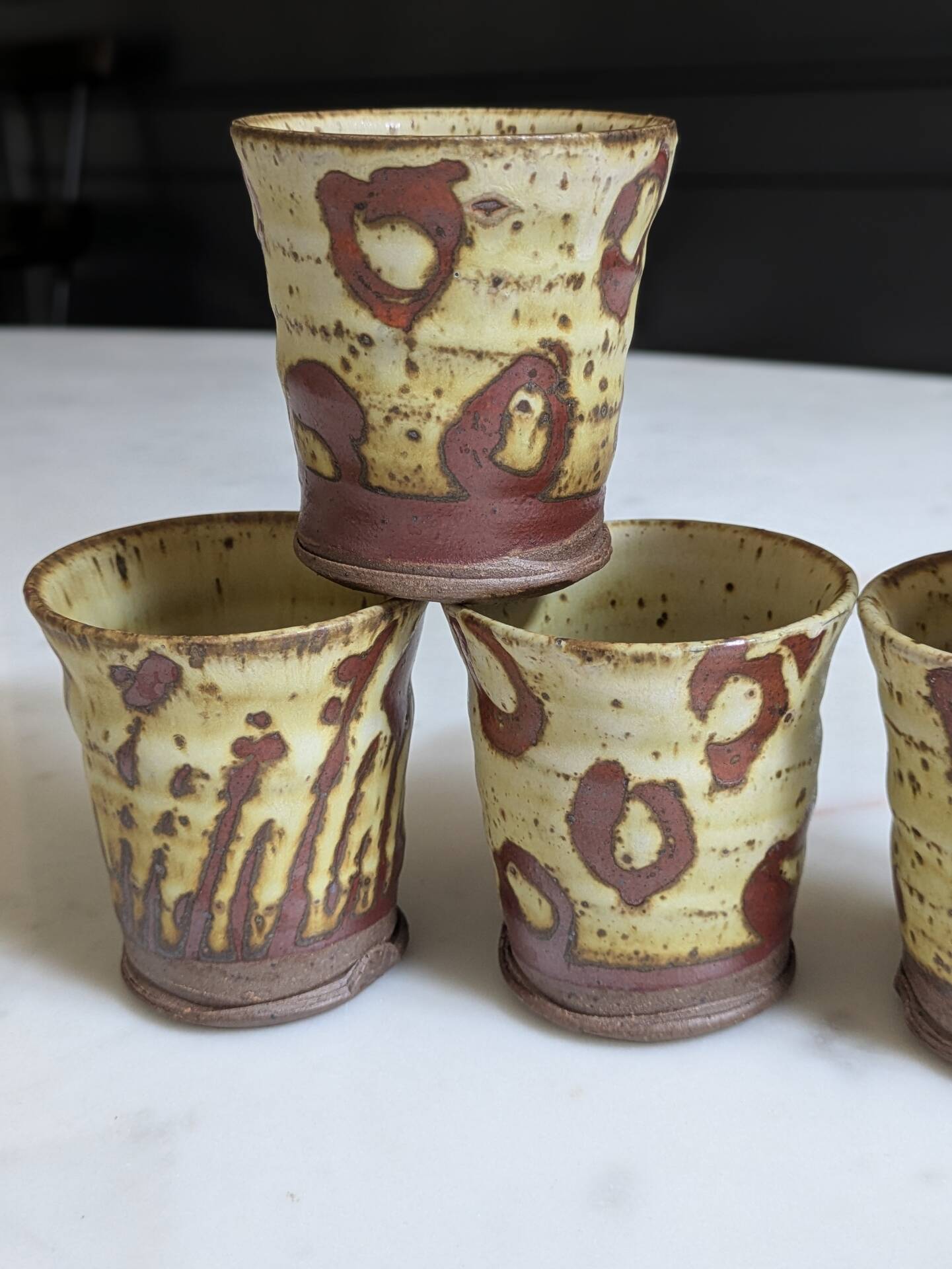 Set of six ''Yunomi'' cups Japanese Art
