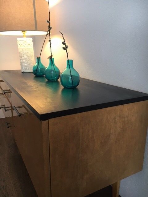 Enfilade vintage pied compas 1,20m, 1960’s