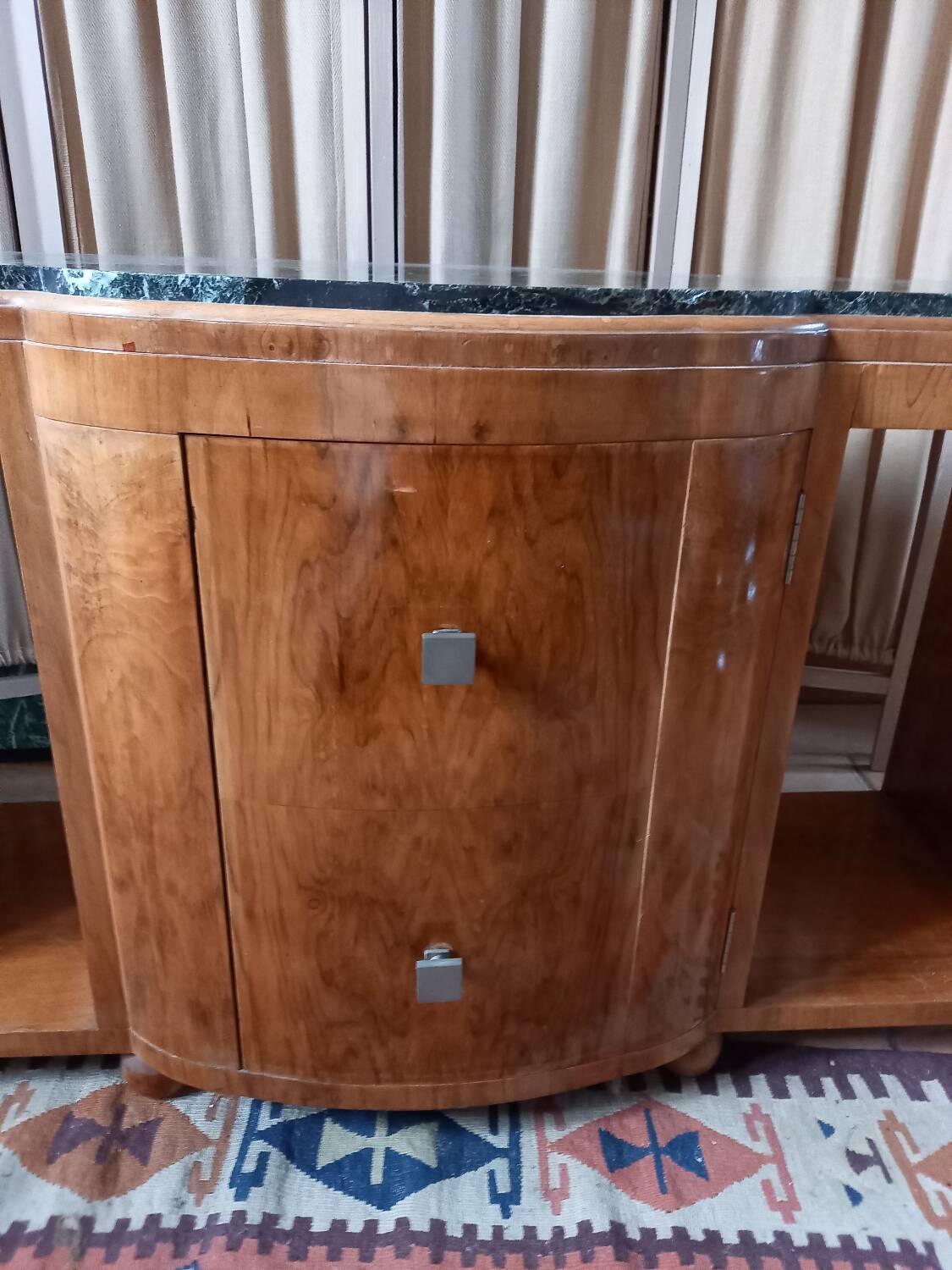 Double-sided art deco buffet or bar