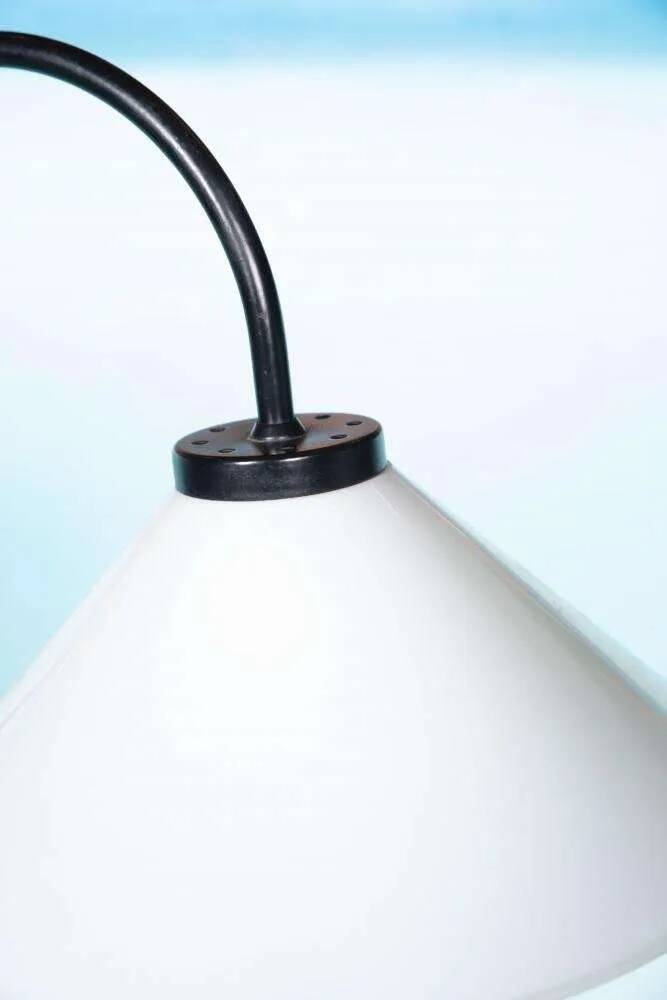 1970s minimalist floor lamp, adjustable reading lamp