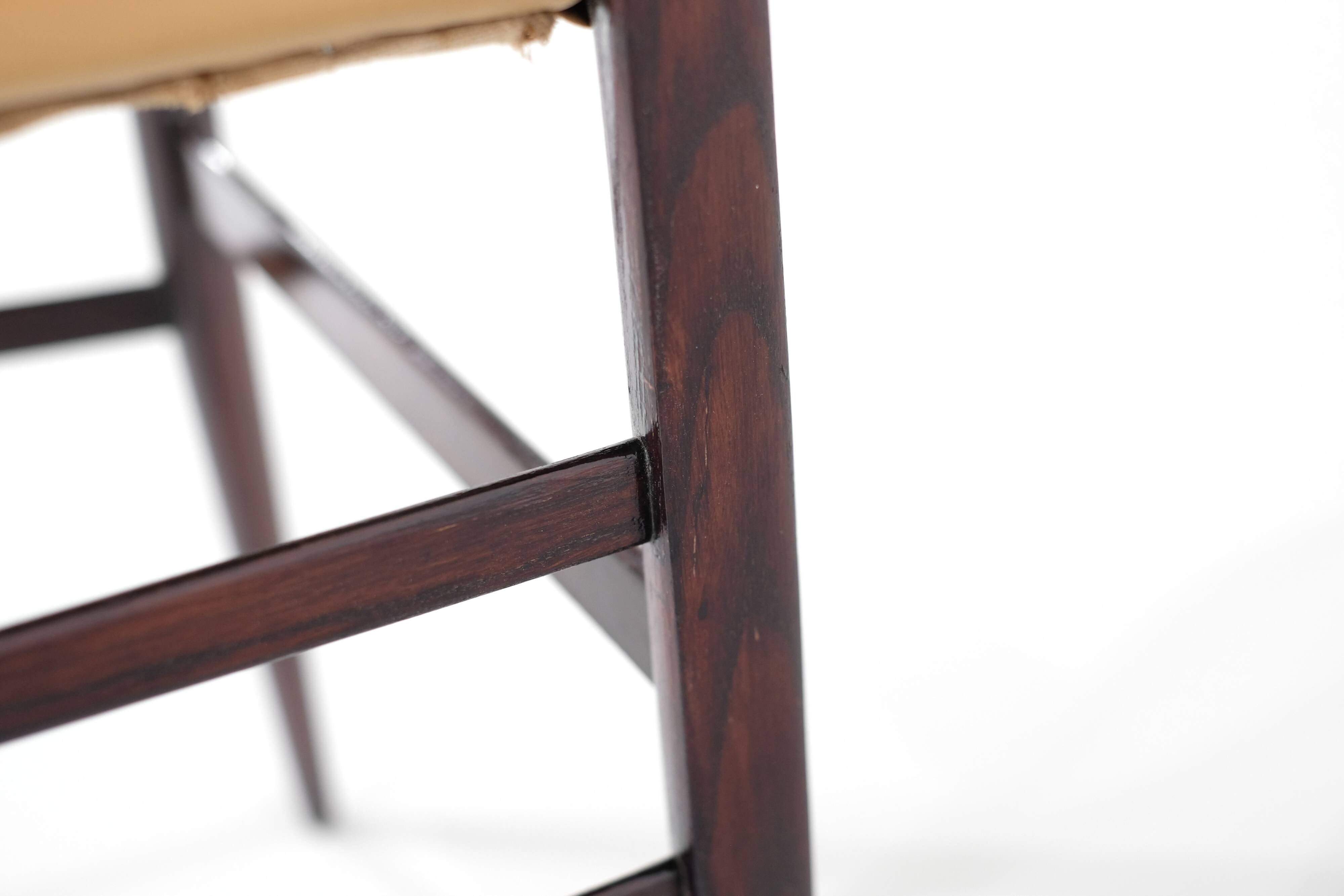 "Superleggera" chair in wood, created by Gio Ponti for Cassina, Italy.