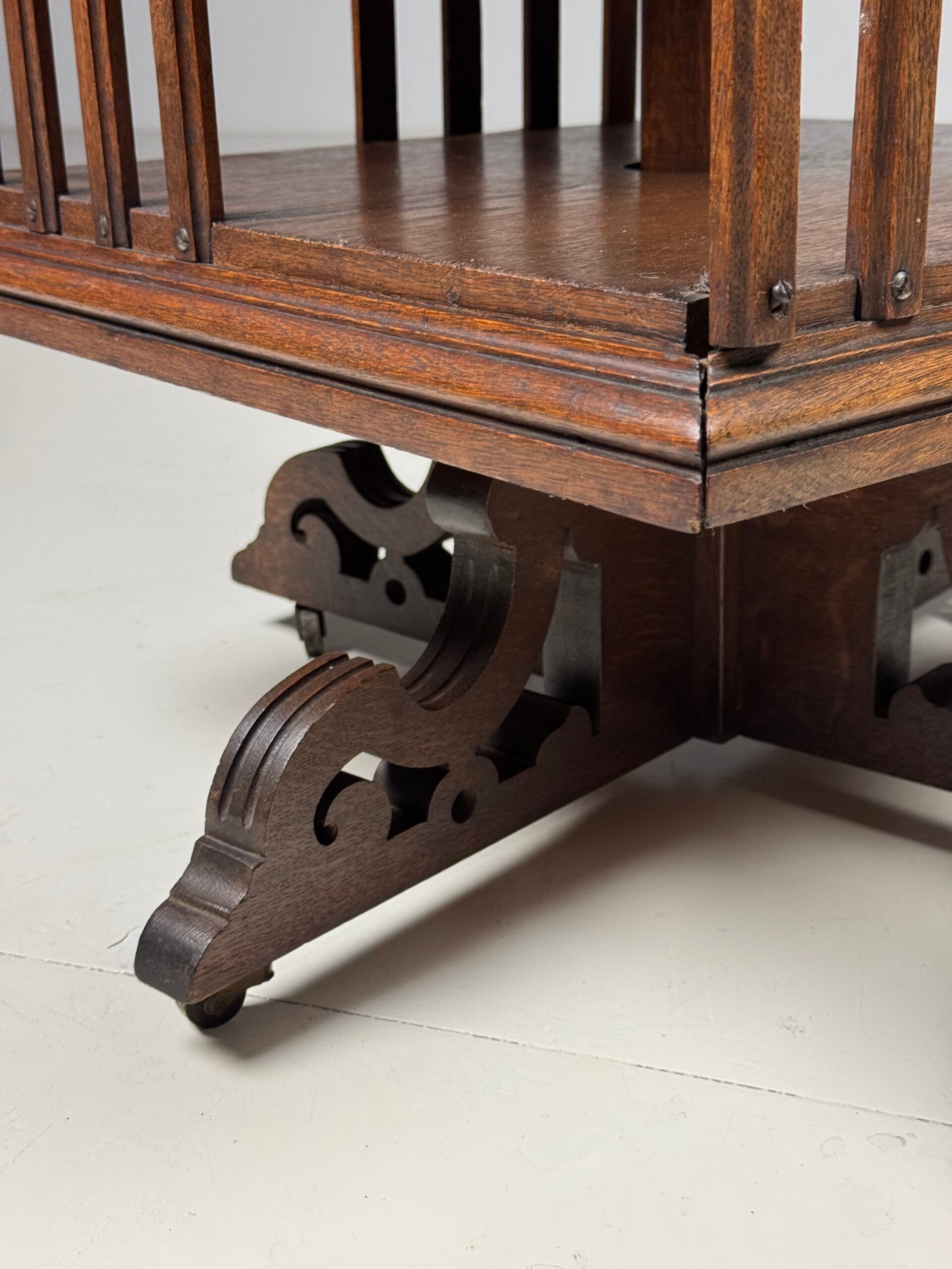 Oak book carousel ca. 1900