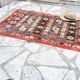 Vintage silk and cotton rug - 142 x 84cm