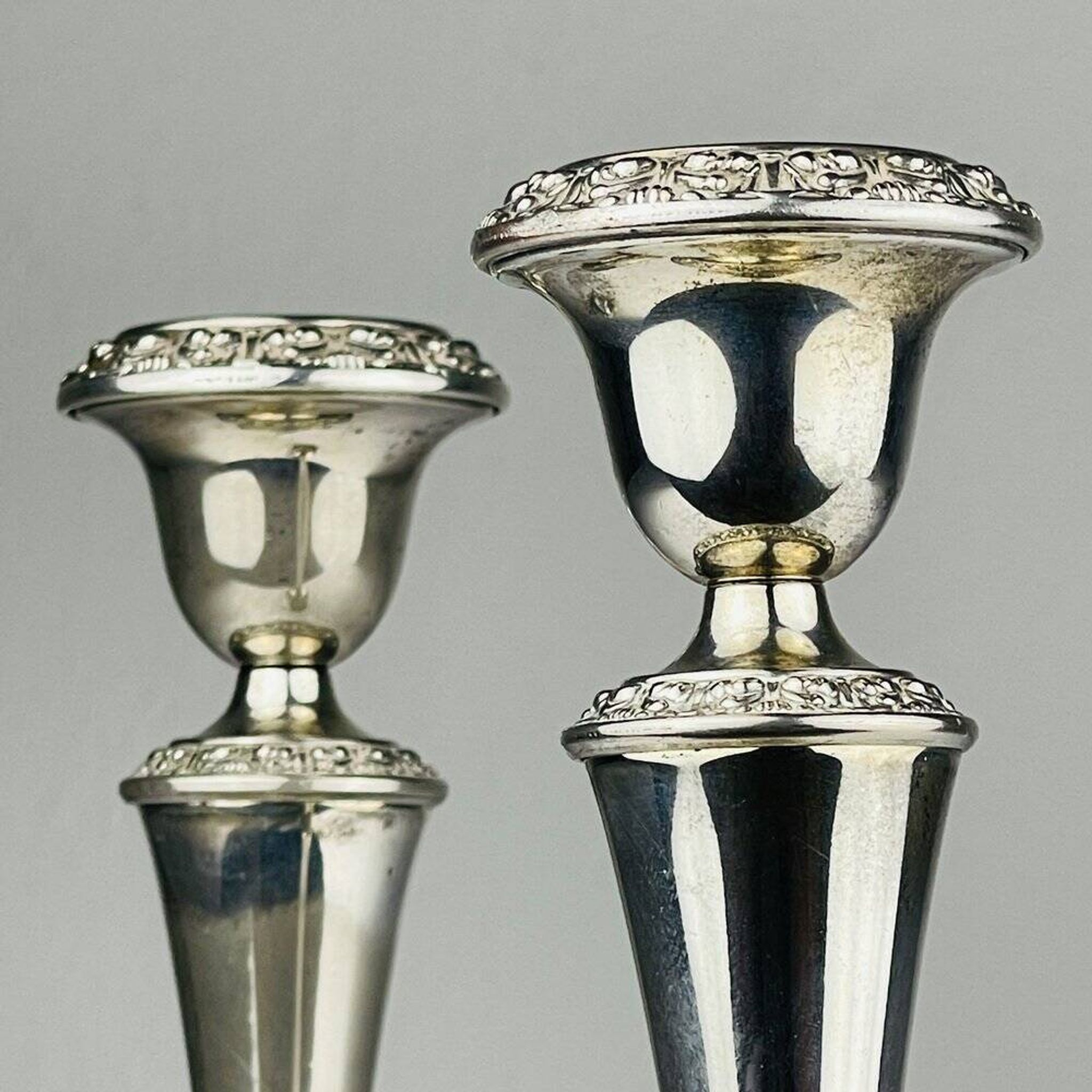 Chandeliers en argent plaqué d'Ianthe, Angleterre, années 1950, lot de 2