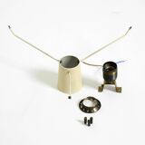 Beautiful, rare mid-century modern fiberglass ceiling lamp