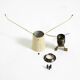Beautiful, rare mid-century modern fiberglass ceiling lamp
