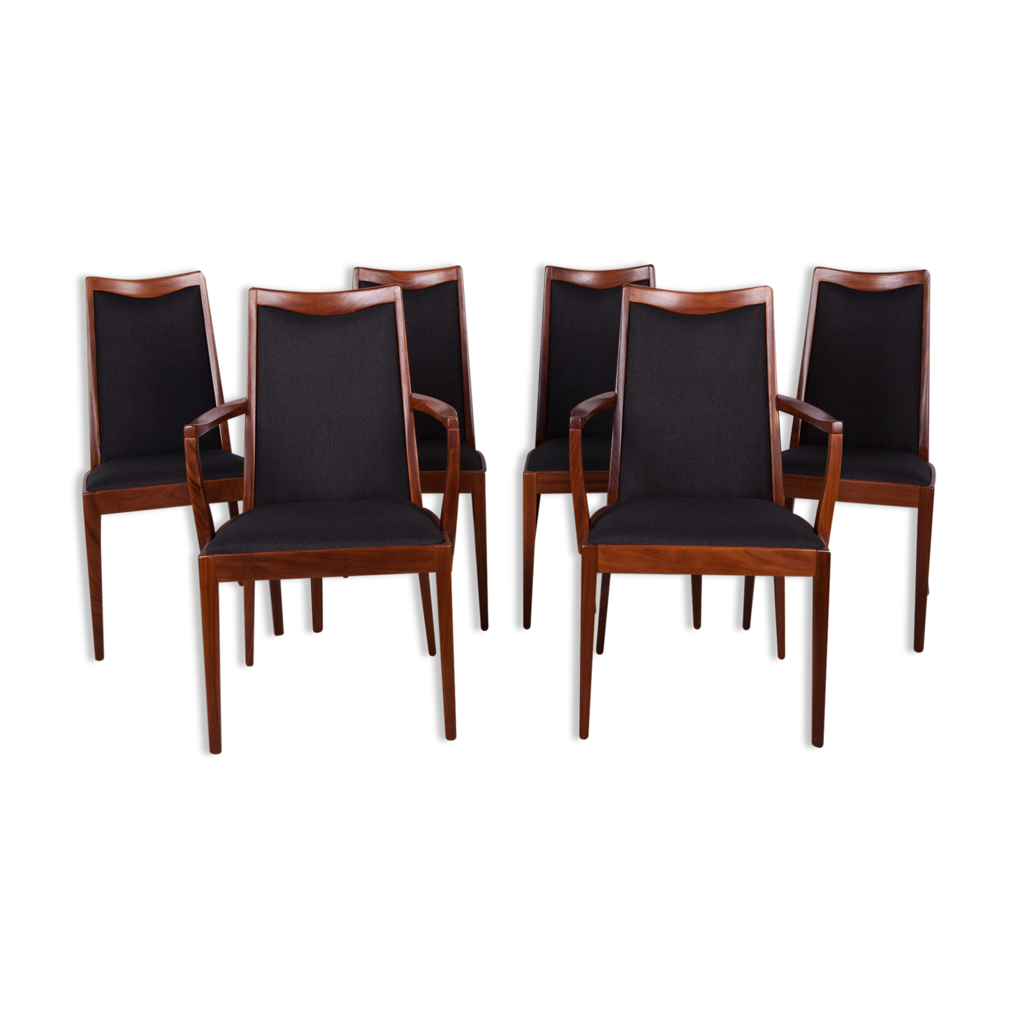 Set of 6 mid-century teak dining chairs by Leslie Dandy for G-Plan, 1960s