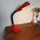 Lampe de bureau vintage rouge