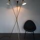 Charleston lamp with 3 two-tone diabolos, Mid-Century 1950s design