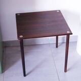 Small Scandinavian side table in rosewood by Georg Petersen