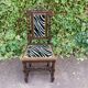Antique carved wooden chair
